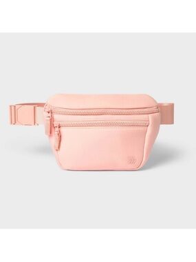 NWT All in Motion Premium Water-Resistant Belt Bag in blush color